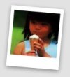 Child eating ice cream