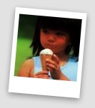 Child eating ice cream